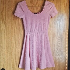 Rose Fit/Flare Dress, Rue21, Short Sleeved, Soft